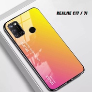 Softcase Glass Kaca REALME 7i C17 - Casing hp REALME 7i C17 [ S35 ].