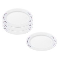 Corelle USA - Florets - Bộ 4 Đĩa Oval 6950-FRT-LP - 25cm