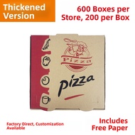 Thickened Pizza Box for Delivery 6 Inch 7 Inch 8 Inch 9 Inch 10 Inch 12 Inch Pizza Packaging Box Kit