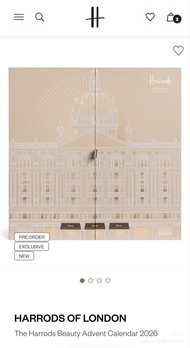 英國代購 Harrods聖誕日曆2026