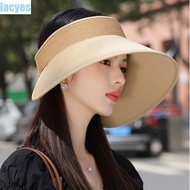 LACYES Sense Sun Hat, UV Protection Foldable Empty Top Hat, Sunscree UV-proof High-Grade Fashionable Fisherman Hat Hiking
