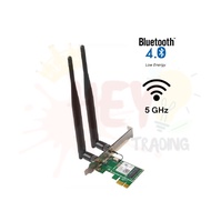 PC Wifi Card With Bluetooth 4.0 PCI-E AC7260 N6200 2.4G / 5G Dual Band 300Mbps 867Mbps Wireless PCIe