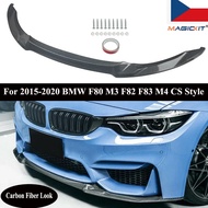 Front Bumper Lip for BMW M3 M4 F80 F82 F83 2015+ Diffuser Splitter Cover Gurad Protector Kits CS Sty