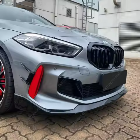 For Bmw F40 MP OEM Style Front Bumper Lip Spoiler Splitter Diffuser Cover Guard 128ti M135i M Sport 
