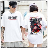 Family Anime White Shirt Unisex Men Women Tops Tshirt Trendy Graphic Tees T Shirt Design Template Lelaki Plus Size
