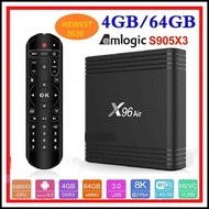 EST 2020-X96 Air Amlogic S905X3 Android 9.0 TV BOX RAM4GB ROM 64GB WIFI Media Player 4G 64GB X96Air 