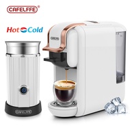 Cafelffe เครื่องชงกาแฟแคปซูล เครื่องชงกาแฟ 4in1 nespresso machine เครื่องชงกาแฟแบบแคปซูล เครื่องทำกาแฟแคปซูล เครื่องชง capsule coffee machine สำหรับใช้ภายในบ้านเเละสำนักงาน เครื่องชงกาแฟอัตโนมัติ ขนาดเล็กกะทัดรัด เเละ ด้วยเเรงอัดที่เข้มข้นสไตล์อเมริกัน แค