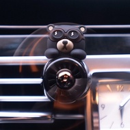 72 Km Bear Car Air Freshener Teddy Bear Pilot Auto Interior Accessories Air Outlet Propeller Fragrance Bulldog Perfume Diffuser