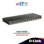 D-Link DGS-1016S 16-Port Gigabit Desktop Switch