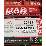Perodua Kancil absorber GAB front rear 2 pieces