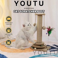 Cat Scratch Play Tree Climbing Rack Scratching Post Sisal Rope with Catnip Ball Scratcher Board Pet 