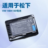 🔥VW-VBK180Battery Suitable for Panasonic HDC-TM55 TM40 SD80 HS80 SD60GK SDR-S45🌞