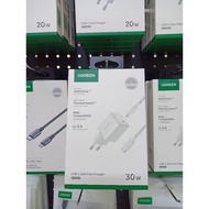 UGREEN 30W TYPE-C TO TYPE-C GAN fast charger original ugreen