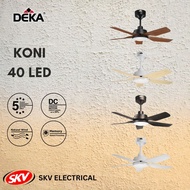 DEKA KONI 40 INCHES / 54 INCHES LED CEILING FAN (DC MOTOR)
