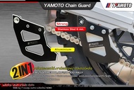 [Y] การ์ดประคองโซ่+ขาต่อเพิ่มขนาดสเตอร์หลัง / YAMOTO Chain Guard 2 in1 สำหรับ CRF250/300L,CRF250/300 Rally  (ส่งฟรี)