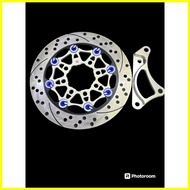 ✒ ✓ ﹊ Nissin 220mm disk with bracket for mio sporty stock caliper
