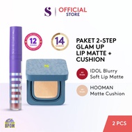SOMETHINC [2 PCS] Paket Makeup Hooman Cushion + Idol Lip Matte