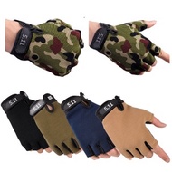 Half Glove Motorcycle Outdoor Gym Cycling Half Finger Glove Tactical Hand Gloves Gym Glove Sarung Ta
