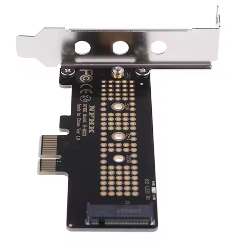 NVMe PCIe M.2 NGFF SSD to PCIe x1 adapter card PCIe x1 to M.2 Card with Bracket
