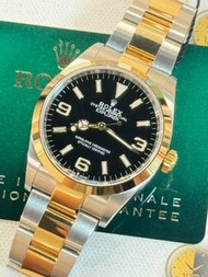 🌈🌈新返貨啦🌈🌈💰💰現金價💰💰💳連出世卡💳💛💛金鋼369款式💛💛大熱款式😍 Rolex Explorer 1 124273 連原裝勞力士金鋼帶👔36mm 狀態一流👍🏻👍🏻KCB1789（旺角洗衣街店）