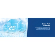 Aqua Aqf 305 Gc Chest Freezer Box 290 L Lemari Pembeku Frozen Food
