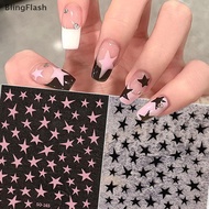 [BlF] 3D Y2K Star Nail Art Stier Self-Adhesive Pentagram Stars Nail Design For Women Girls Manicure 