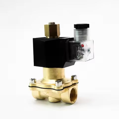 Normally Open Water Solenoid Valve Waterproof 220V 24V 12V 110V 380V Brass Solenoid Valve For Water 