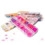 [GAGAmonster] 12 Grid Sequins-Slime Accessories