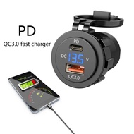 TYPE-C USB PORT VOLTMETER MOTOR CHARGER - ZE12V