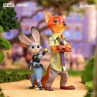 全新 GONG Zootopia 朱廸 與 尼克 布衣可動 figure Popmart 優獸大都會