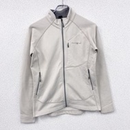 古著Mont-Bell 運動外套/騎行服，帶刺繡 logo，米白色，M 碼