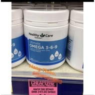 (New Model) Omega 3-6-9 HEALTHY CARE Omega 369 supplement pills _200v