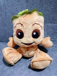 （代購$28x）迪士尼正版現貨 文盲不回 ✨ disney baby groot plush toy doll 30cm  正版預訂 迪士尼 樹人公仔 groot 公仔 ☝️低於成本價出 頭頂棵草開線
