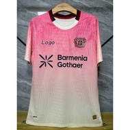 Bayer Leverkusen 2025/26 Player Issue Men's Away Short Sleeves Football Jersey T-shirt With #10 TILL