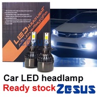 1 Pair ZEN 4 H1/H3/H4/H7/H8/H11/H16 (6000K) WHITE LIGHT BULD 6000K LED Putih Zesus