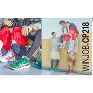 ASICS Working Winjob CP218 Safety Shoes/Work Shoes in White with Classic Red or Peacoat, Available i