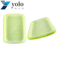 YOLO Seedling Tray Durable Natural Wheatgrass Plastic Soilless Planting Double-layer Soilless cultivation