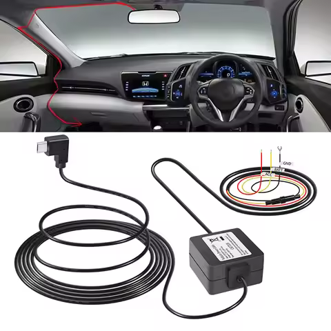 Dash Cam Hard Wire Kit, for Garmin Parking Mode Power Cable, Dash Cam 45, 55 65, Mini 010-12530-03