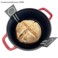 [snowsumptuous] Perforated Silicone Bread Sling For Dutch Oven, With Long Handle, Nonsti & Reusable,