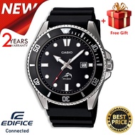 Jam Tangan Casio EDIFICE MDV106 Series Silver Stainless Steel Men Watch Watch for Men
