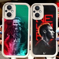 H84 Neymar Barcelona White Casing for OPPO Reno 8Z 7 7Z Find X5 8 Lite 5G