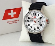 SWISS ARMY Original Canvas Halus / Jam Tangan Pria / Watch Man Original / Formal / Sport / Olahraga