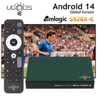 Original UGOOS SK1 Lite Amlogic S928X-K Android 14 Smart TV Box DDR4 WIFI6 BT5.2 Set Top Box AV1 8K 