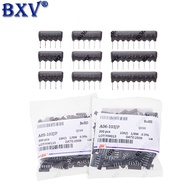 10pcs 1K 1.5K 2K 2.2K 3K 5PIN 6PIN 9PIN exclusion Network Resistor array DIP 220R 330R 470R 510R 560