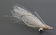 Crazy Charlie Bonefish Fly Fishing Flies - White - Mustad Signature Duratin Fly Hooks - 6 Pack
