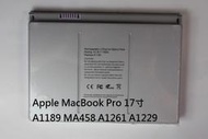 Apple MacBook Pro 17寸 A1189 MA458 A1261 A1229筆記本電池