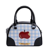 Bei Bao กระเป๋าถือกระเป๋าโบว์ลิ่งกระเป๋าถือดีไซน์ Apple แฟชั่น