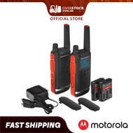 Motorola T82 MCMC/SIRIM Approved FRS Talkabout OLED Display Walkie Talkie Radio Outdoor Event Securi