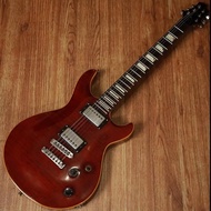 Cort M600 Black Red Flame Top Upgrade Jescar Jumbo Tahun 2000an Made in Korea