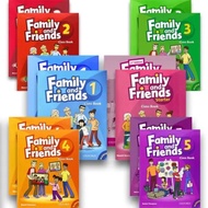 Combo 6 Bộ Family and Friends 1 2 3 4 5 Starter - 1st Edition Class Book + WorkBook